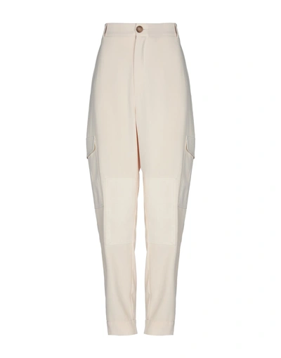 Shop See By Chloé Woman Pants Beige Size 10 Polyester, Elastane