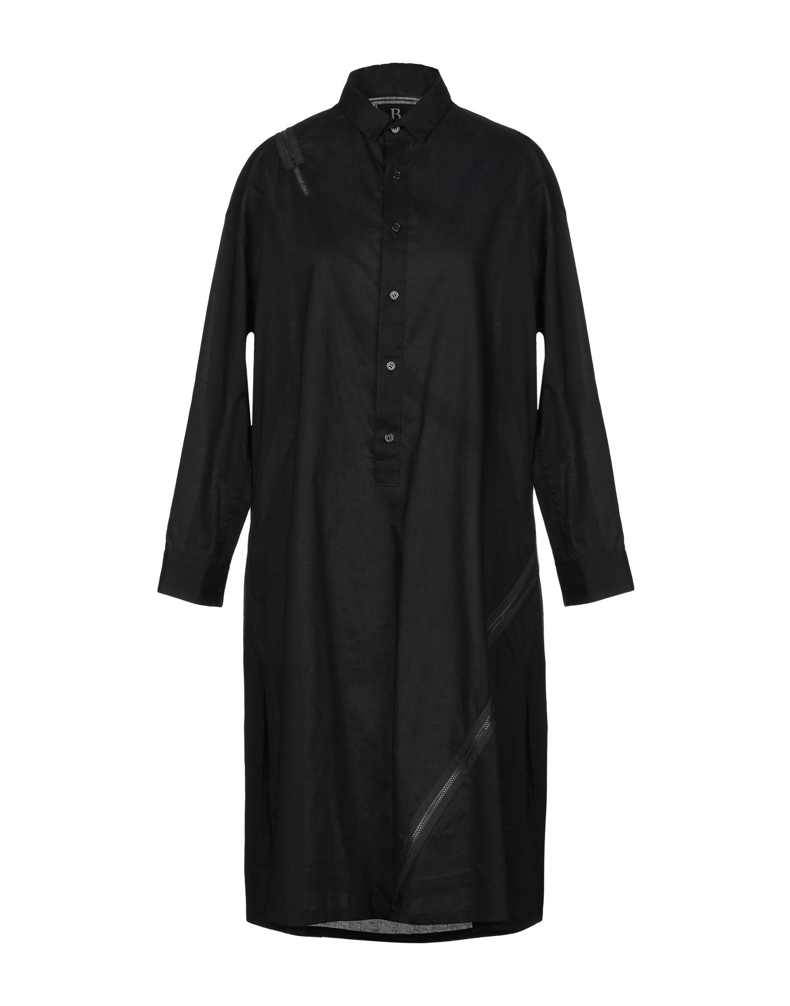 Yohji Yamamoto Solid Color Shirts & Blouses In Black | ModeSens