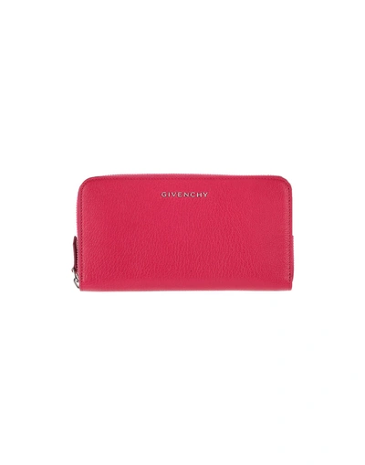 Shop Givenchy Wallets In Fuchsia