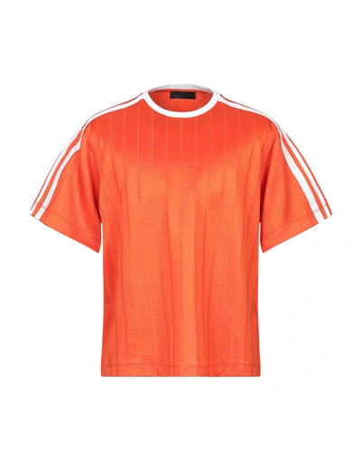 Shop Diesel Black Gold T-shirt In Orange