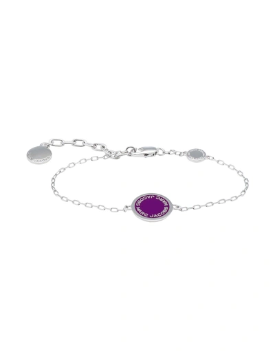 Shop Marc Jacobs Bracelet In Purple