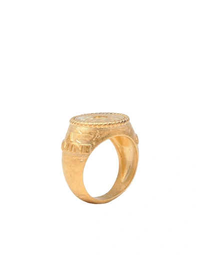 Shop D'amico Rings In Gold