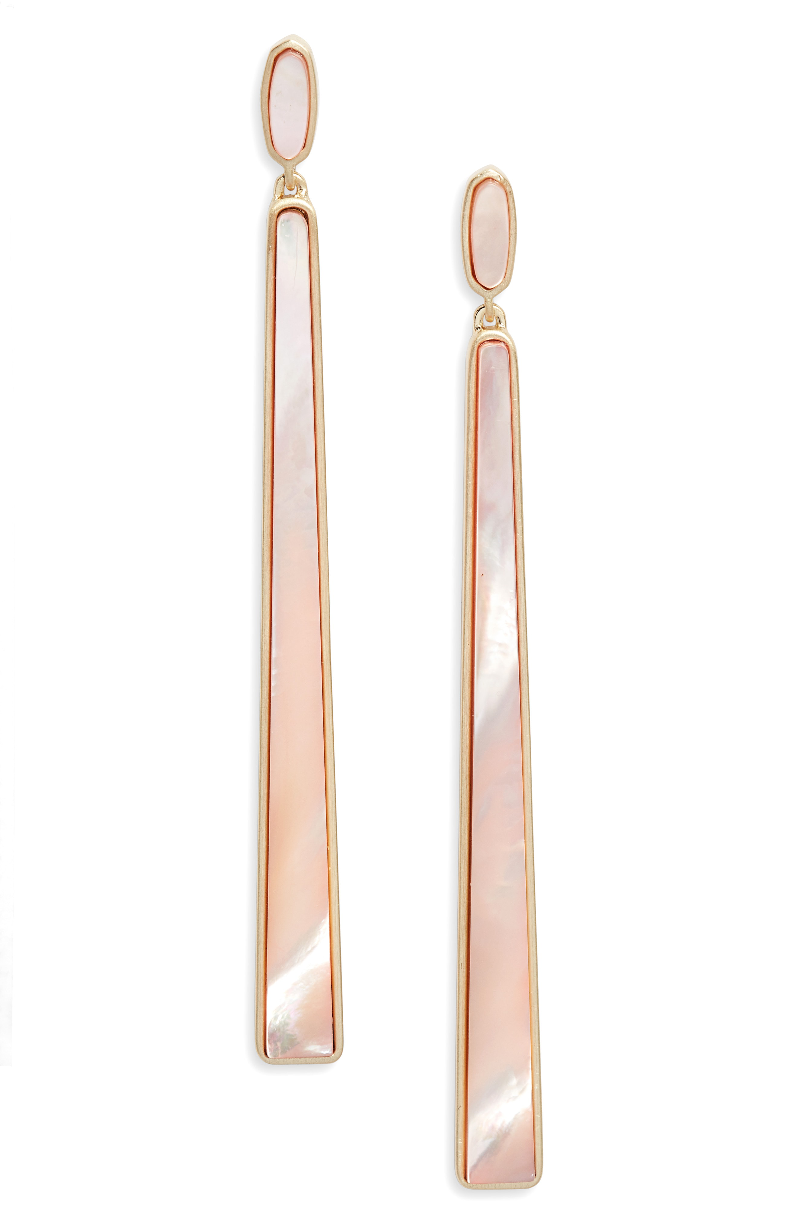 kendra scott peach mother of pearl