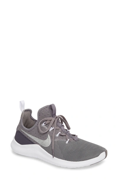 Shop Nike Free Tr8 Training Shoe In Gunsmoke/ Metallic Silver