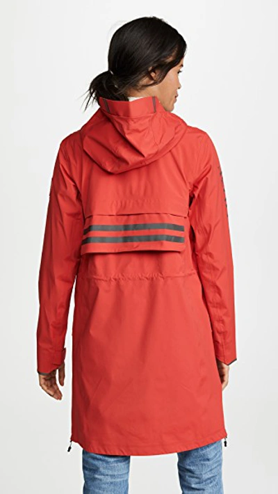 Shop Canada Goose Seaboard Rain Jacket In Red