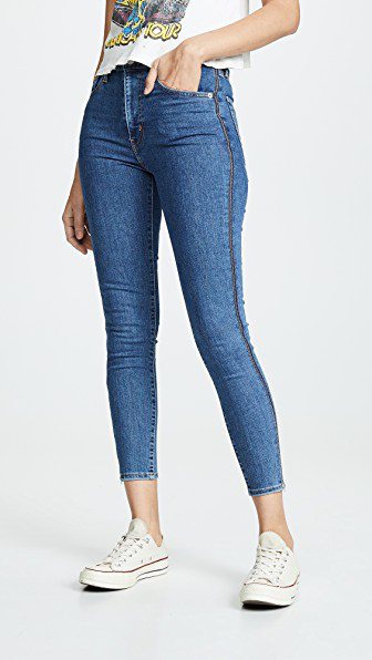 mile high ankle zip jeans