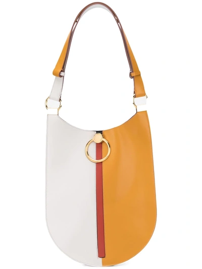Shop Marni Two-tone Shoulder Bag - Neutrals