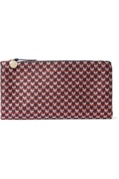 Shop Clare V . Woman Calf Hair Clutch Multicolor