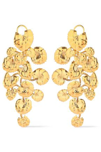 Shop Aurelie Bidermann Aurélie Bidermann Woman Gold-plated Earrings Gold