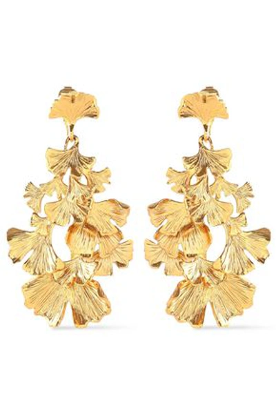 Shop Aurelie Bidermann Aurélie Bidermann Woman Gold-plated Earrings Gold