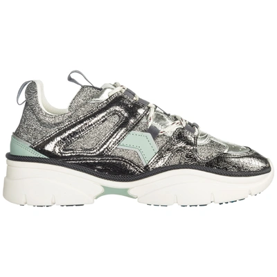 Shop Isabel Marant Women's Shoes Trainers Sneakers  Kindsay In Silver