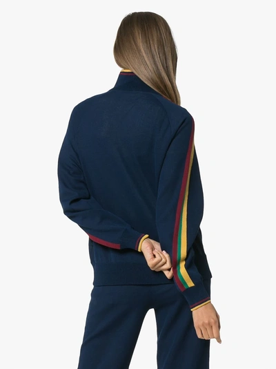 Shop Isabel Marant Étoile Darcey Zip-up Track Jacket In Midnight