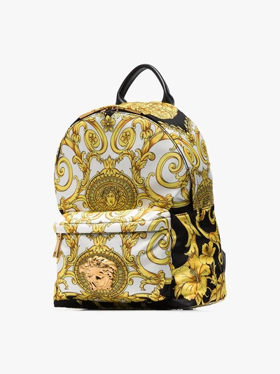 Shop Versace Rucksack Mit Medusa-print In Multicoloured