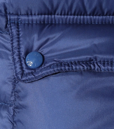 Shop Moncler Lans Down Jacket In Blue