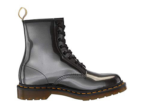 dr martens gunmetal chrome paint metallic