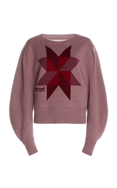 Shop Isabel Marant Étoile Kyall Cotton Sweatshirt In Pink