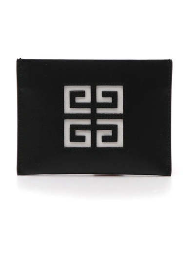 Shop Givenchy 4g Card Holder In Black