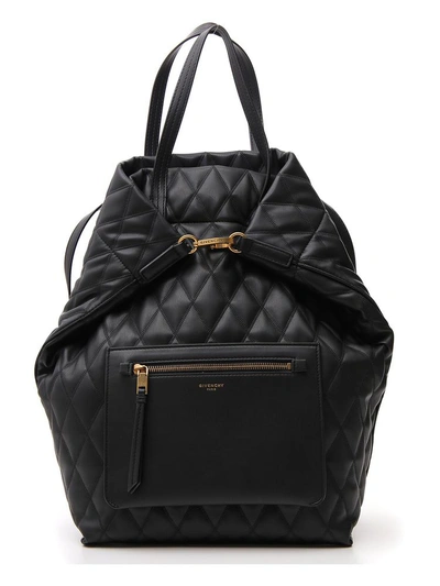Shop Givenchy Duo Quilted Backpack In Black
