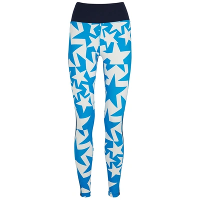 Shop Adidas Training Believe This Iteration Jersey Leggings In Blue