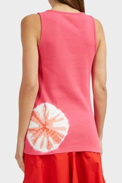 Shop Calvin Klein 205w39nyc Tie Dye Tank Top In Pink