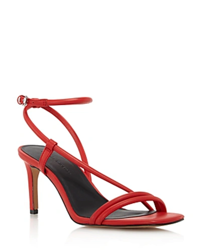 Shop Rebecca Minkoff Women's Nanine Dancing Shoe High-heel Sandals - 100% Exclusive In Lipstick Red