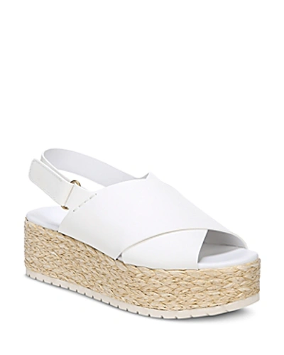 Shop Vince Women's Jesson Platform Sandals In Off White