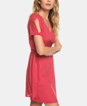 roxy women's monument view wrap dress