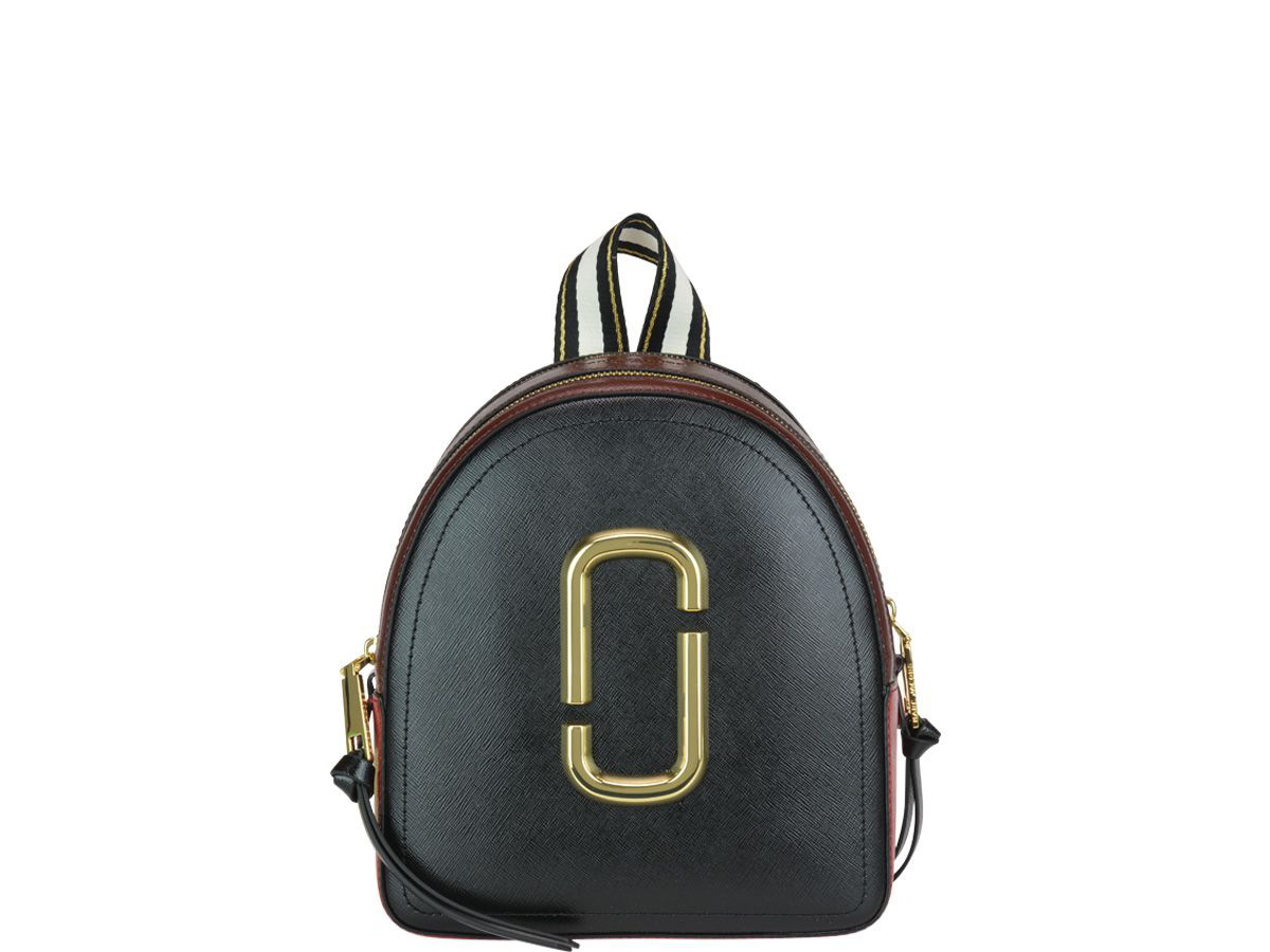 logo strap pack shot backpack