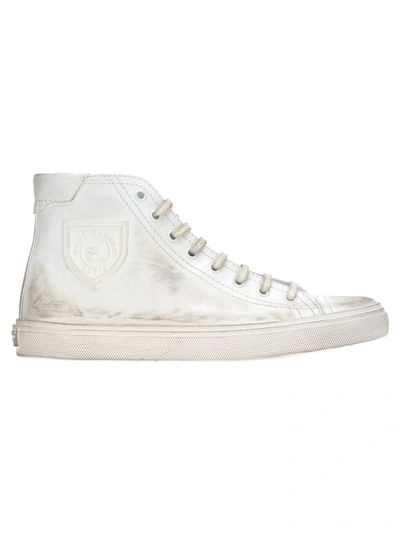 Shop Saint Laurent Bedford Sneakers In Dirty White