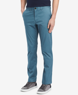 Tommy Hilfiger Men's Th Flex Stretch Custom-fit Chino Pant, Created For  Macy's In Serena Blue | ModeSens