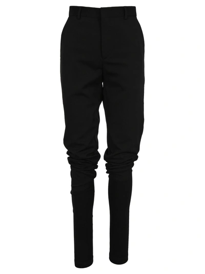 Shop Y/project Slim Tailored Trousers In Black