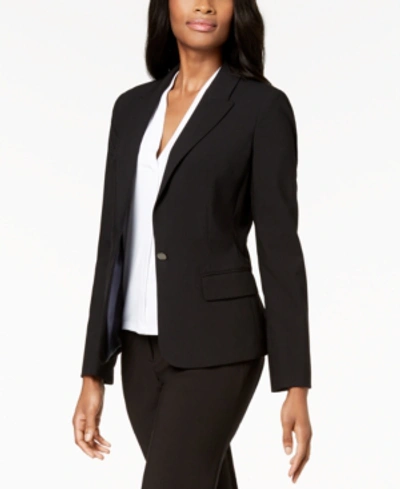 Calvin Klein Women's One-Button Patch Pocket Blazer & Pencil Skirt - Macy's