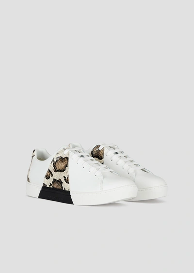 Shop Emporio Armani Sneakers - Item 11655653 In White 2