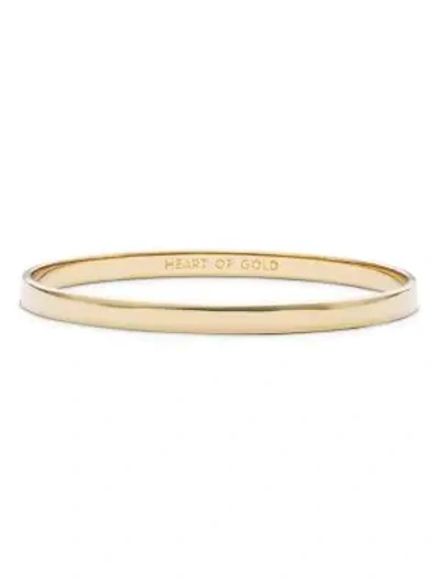 Shop Kate Spade Heart Of Gold Engraved Idiom Bangle Bracelet