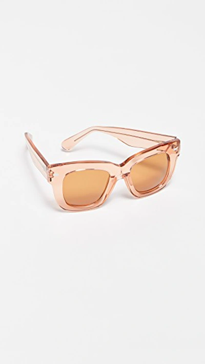 Shop Acne Studios Library Sunglasses In Orange