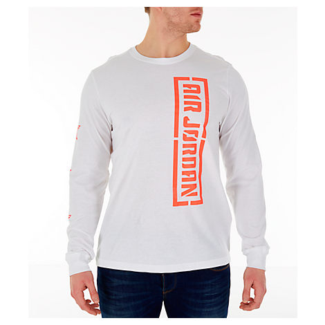 long sleeve white jordan shirt