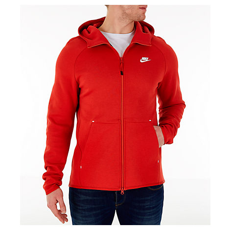 Nike Tech Fleece Hoodie Red Discount, 58% OFF | www.ingeniovirtual.com