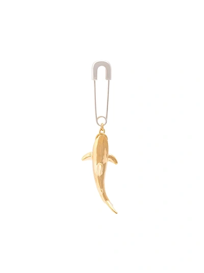 Shop Ambush Shark Saftey Pin Earring - Gold