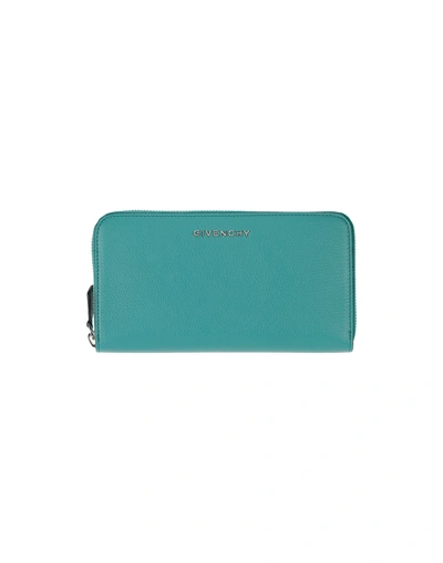 Shop Givenchy Wallets In Light Green