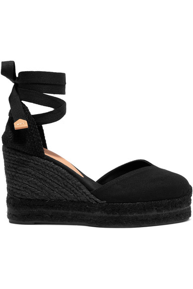 castaner black espadrilles