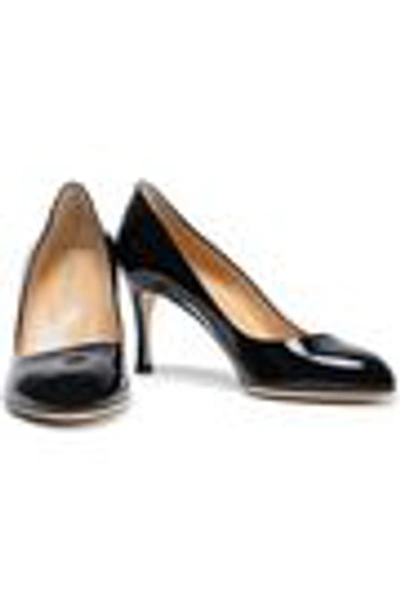 Shop Sergio Rossi Patent-leather Pumps In Black