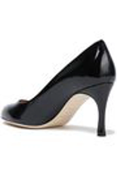 Shop Sergio Rossi Patent-leather Pumps In Black