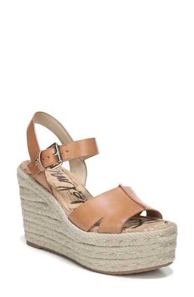 Sam Edelman Women s Maura Espadrille Wedge Sandals In Natural Buff