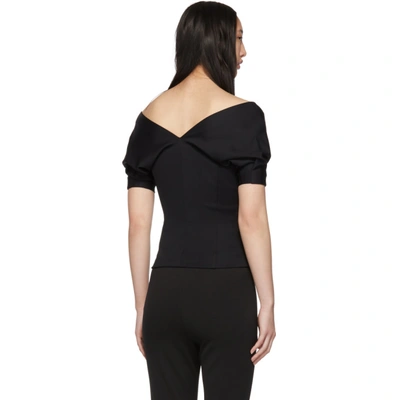 Shop Haider Ackermann Black Mankora Off-shoulder Top