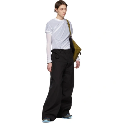 Shop Acne Studios Black Wide-legged Trousers