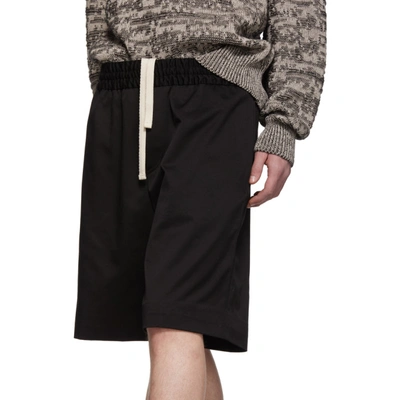 Shop Acne Studios Black Richard Shorts