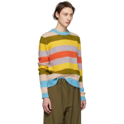 Shop Acne Studios Multicolor Mix Stripe Kai Sweater In Multimix