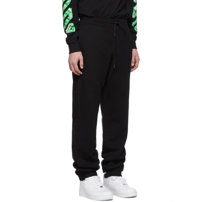 Shop Off-white Ssense Exclusive Black Diag Arrows Lounge Pants