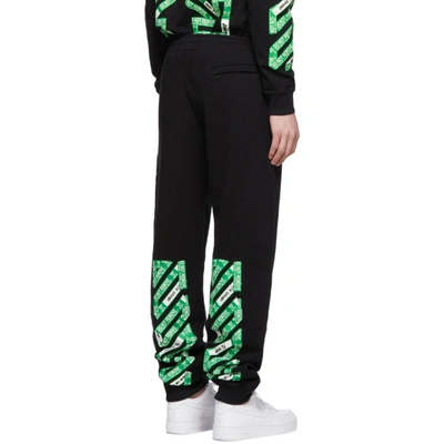 Shop Off-white Ssense Exclusive Black Diag Arrows Lounge Pants