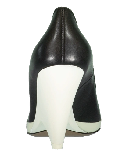 Shop Givenchy Cone Heel Lookbook Pump In Blk-wht
